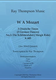 Die Schlittenfahrt (Sleigh Ride) K.605 P.O.D. cover Thumbnail